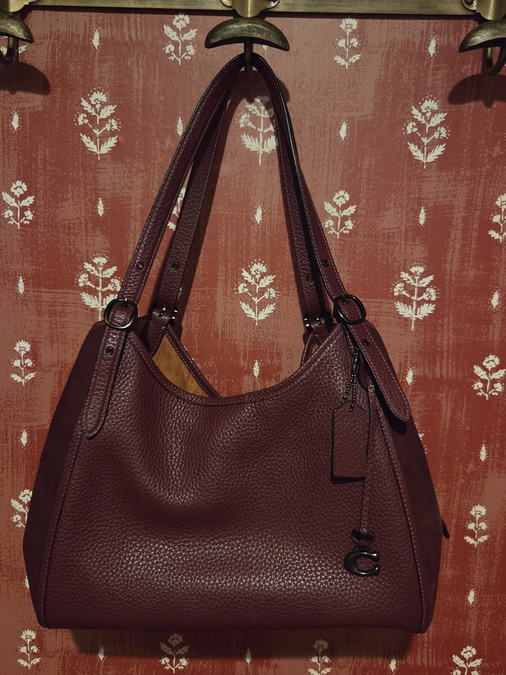Coach Lori Bag in Deep Wine